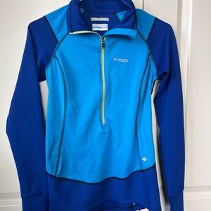 Columbia Titanium Blue Quarter-Zip Pullover